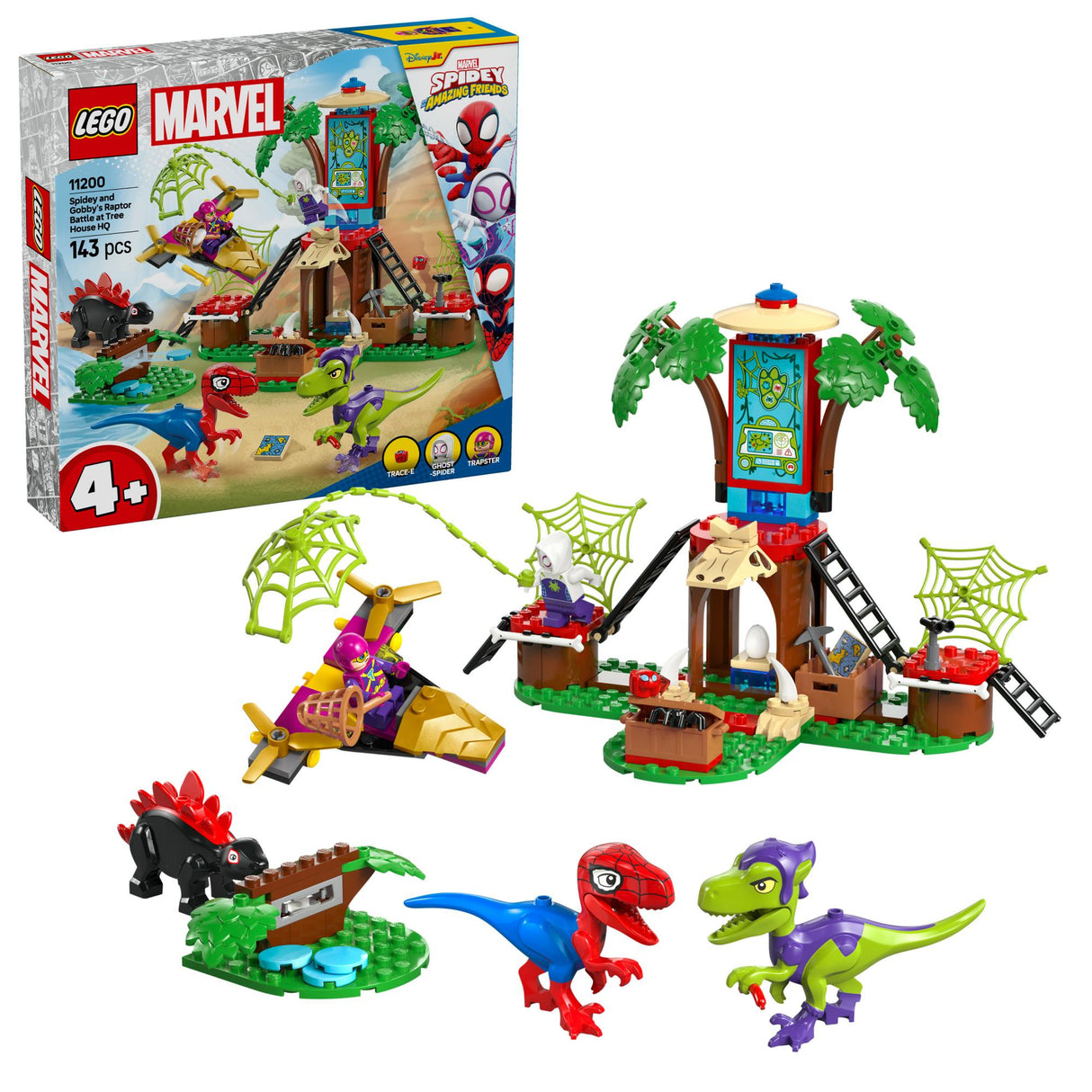 LEGO 11200 Marvel Spidey and his Super Friends Showdown at the Treehouse: Spidey-Rex vs. Gobby Raptor LEGO