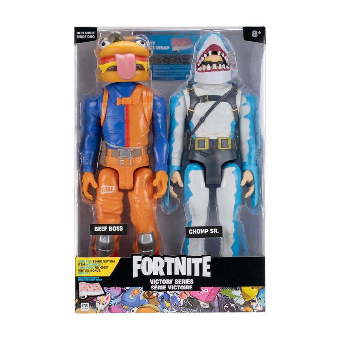 Fortnite - Victory Duo Mode Figures 30Cm - Beef Boss & Chomp Sr. Fortnite