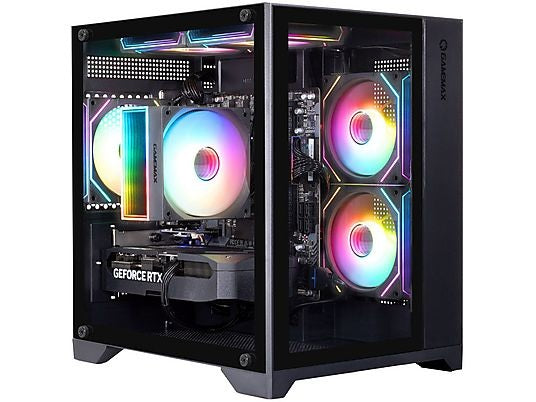 Hyrican Gamemax Infinity Mini BK 7852 RYZ5 9600X/16GB/1TBSSD/RTX5060Ti/W11 Home – produktbillede