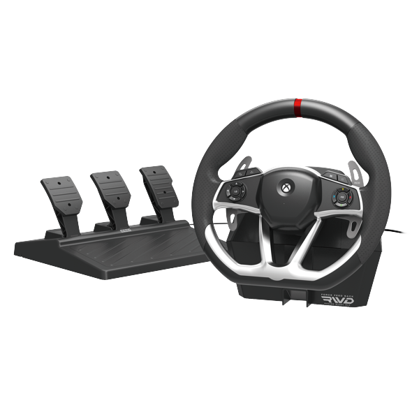 HORI - Force Feedback Racing Wheel DLX + 7-Speed Racing Shifter Bundle For Xbox Series X - S, Xbox One and PC (Windows 11/10)