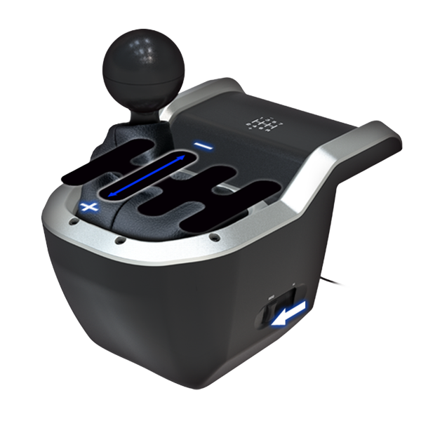 HORI - Force Feedback Racing Wheel DLX + 7-Speed Racing Shifter Bundle For Xbox Series X - S, Xbox One and PC (Windows 11/10)