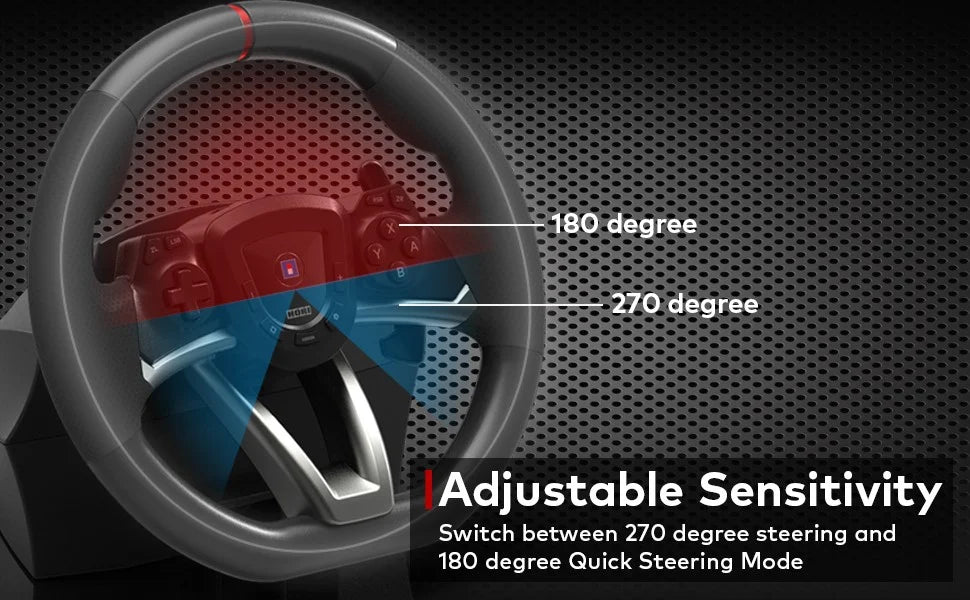 HORI - Racing Wheel Pro Deluxe + 7-Speed Racing Shifter Bundle For PC (Windows 11/10)