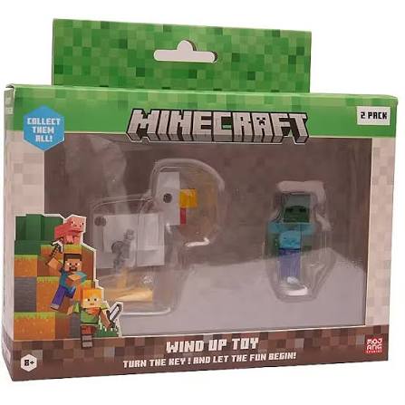 Minecraft Chicken Jockey 3D Optrækningslegetøj 2-pack