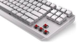 ENDORFY Thock TKL Pudding Onyx White Red Mekanisk Gaming Tastatur