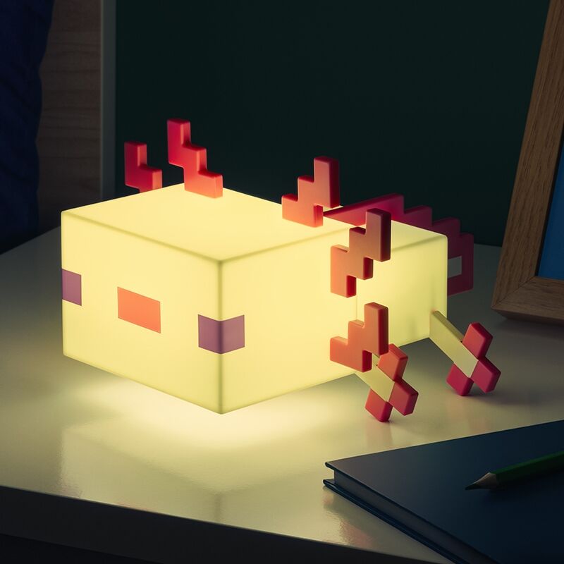 Minecraft Axolotl Lampe 13cm