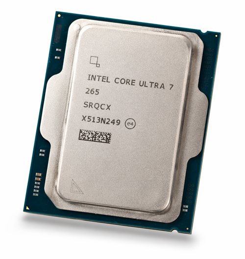 Intel Core Ultra 7 265 processor – set ovenfra