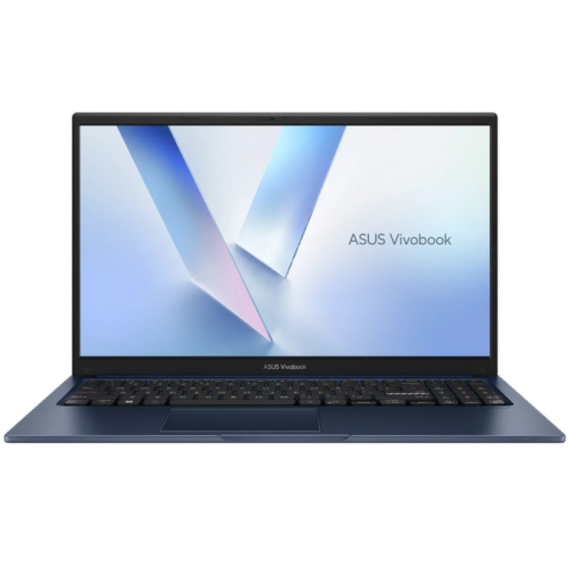 ASUS Vivobook 15 X1504MA-BQ200 i Quiet Blue set forfra med åben skærm