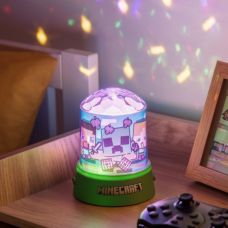 Minecraft Party Projektor lys – Geekd