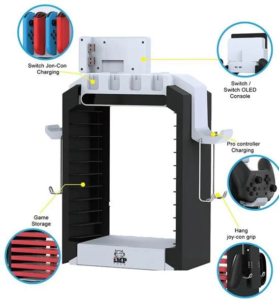 Multi Function Stativ til Switch og Switch OLED