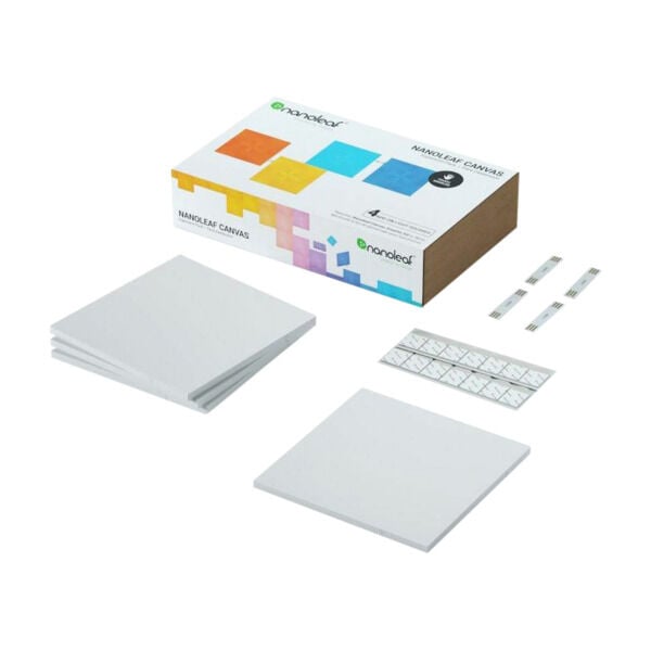Nanoleaf Canvas Expansion Pack – 4 paneler | Geekd.dk