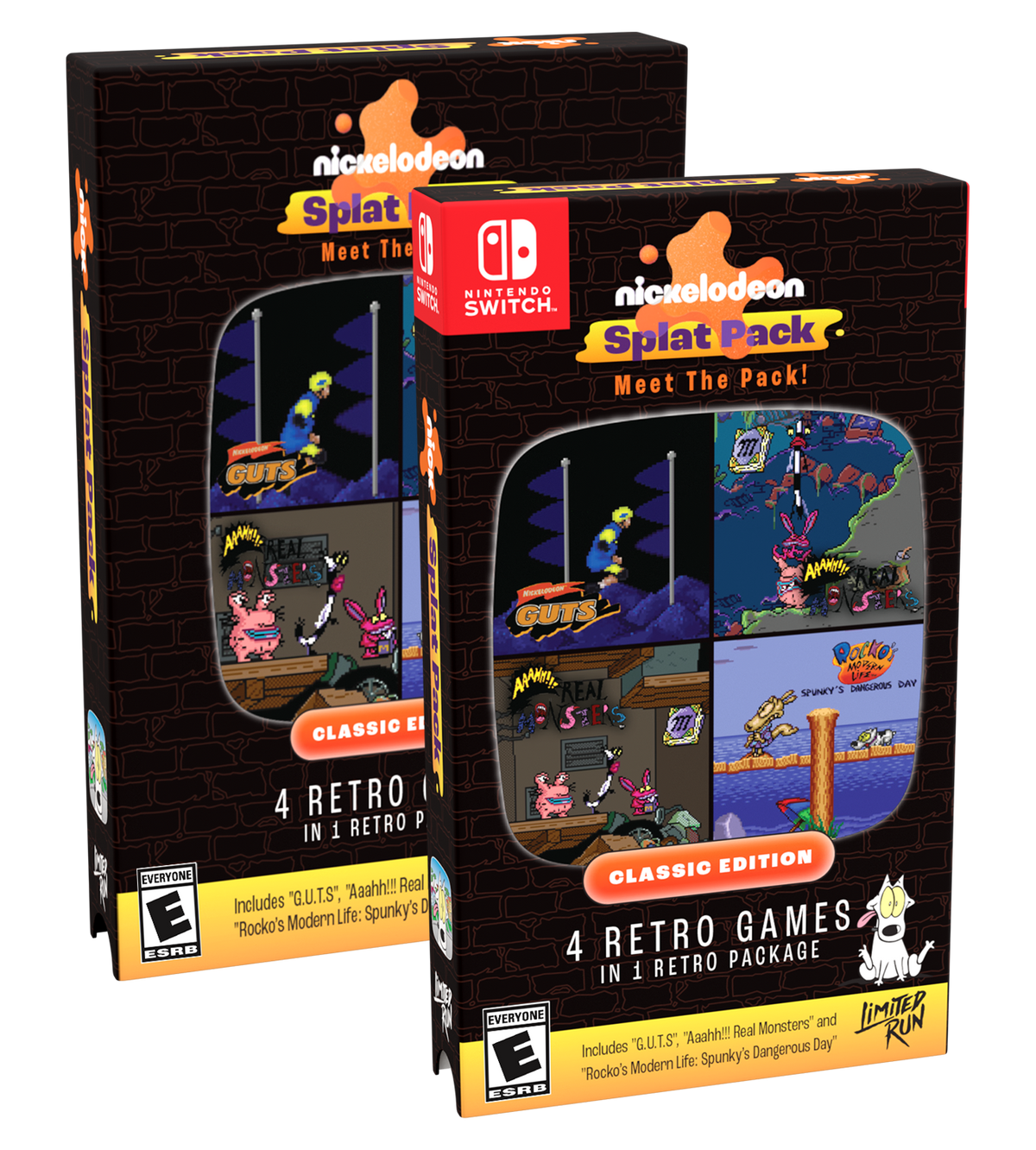 Nickelodeon Splat Pack - Classic Edition (Limited Run) (Import) – Nintendo Switch – forside
