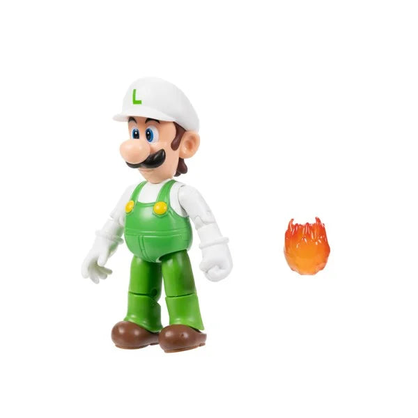 Nintendo Super Mario - 4 Figure - Fire Luigi (424484)
