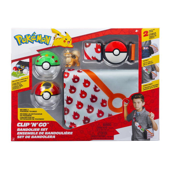Pokémon - Clip N Go Bandolier Set Growlithe (PKW4172) Pokémon