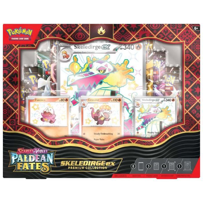 Pokémon - SV4.5 Paldean Fates - Premium Collection - Skeledirge ex Pokémon