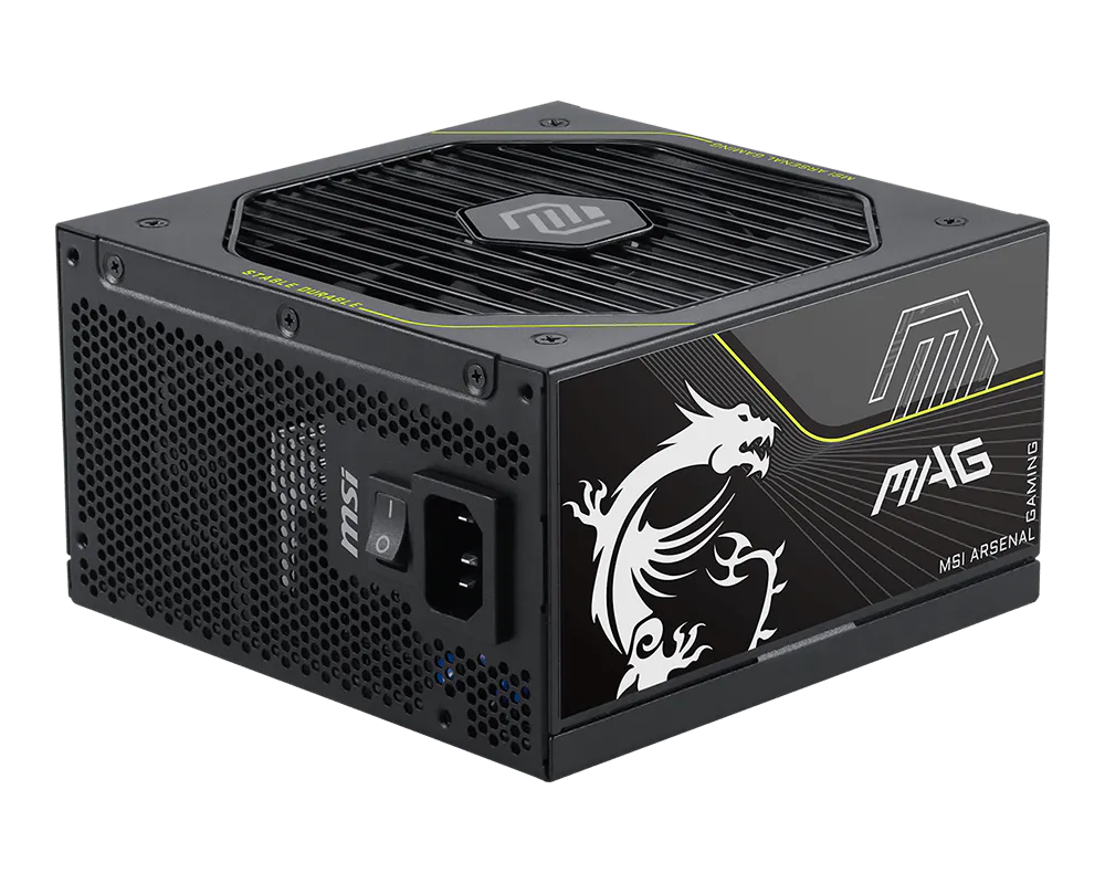 MSI MAG A1200PLS PCIE5 1200 W strømforsyning - 80 PLUS Platinum
