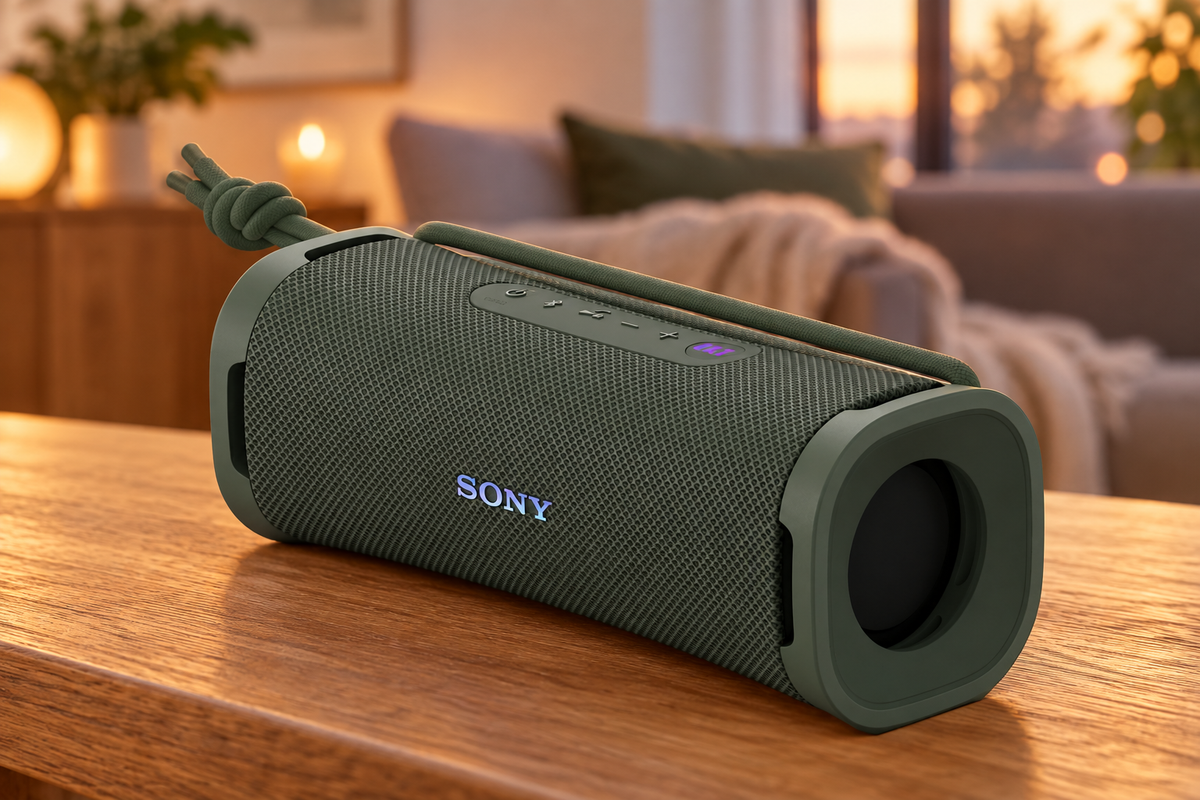 Sony Ult Field 1 – bærbar Bluetooth-højttaler – grøn – stemningsbillede