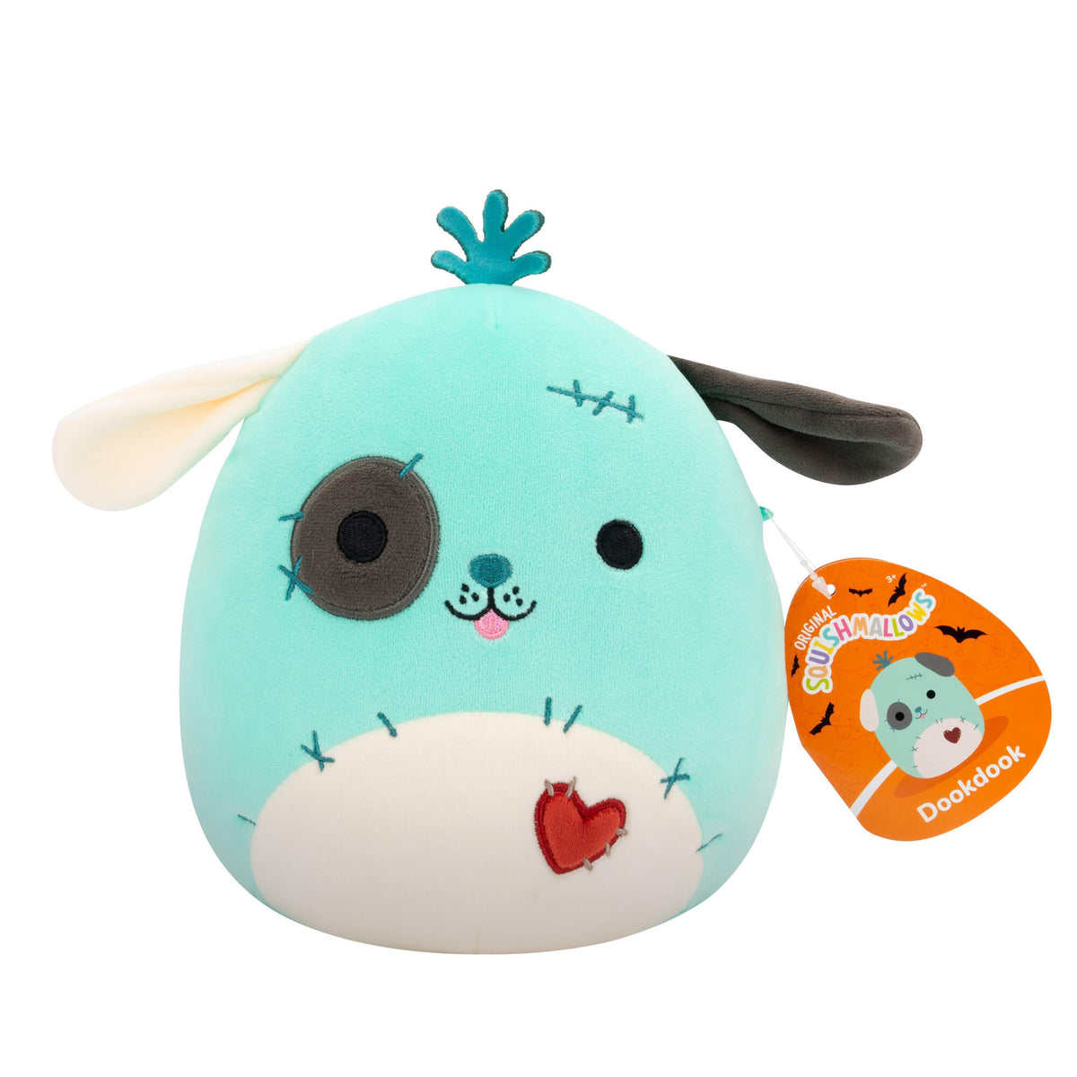 Squishmallows - 19 cm Halloween Plush - Dookdook Patchwork Dog Squishmallows
