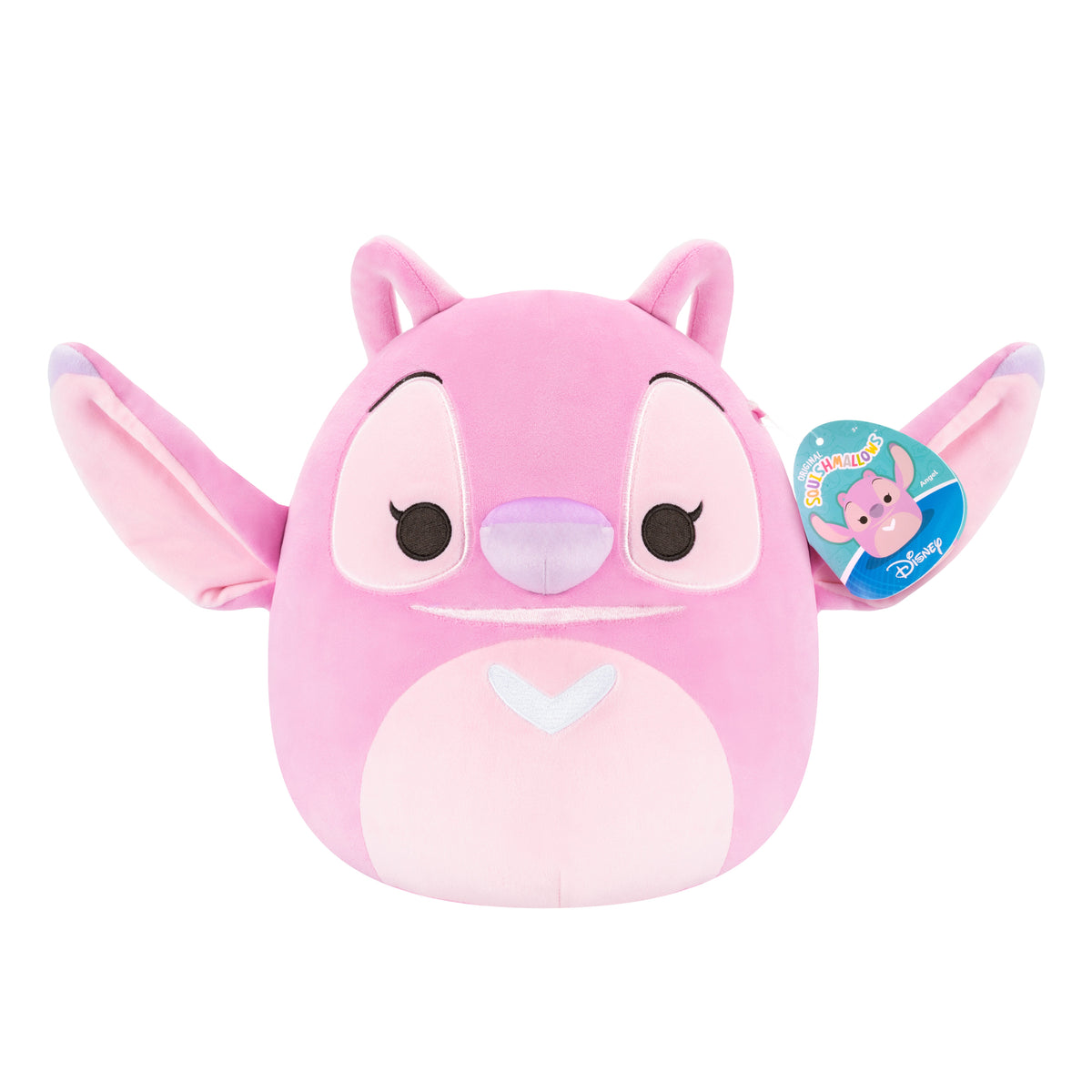 Squishmallows - 20 cm Plush Disney Stitch - Angel Squishmallows