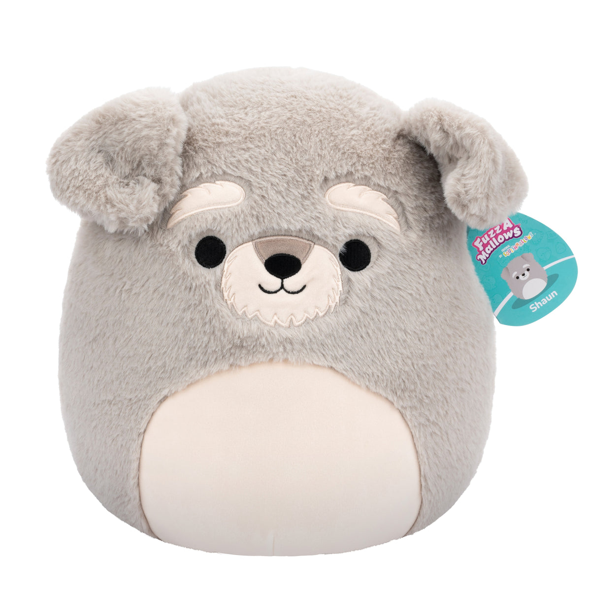 Squishmallows - 30 cm Fuzz A Mallows Shaun Schnauzer - (238957) Squishmallows