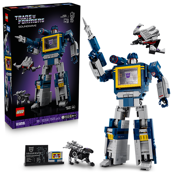 LEGO Icons Transformers: Soundwave