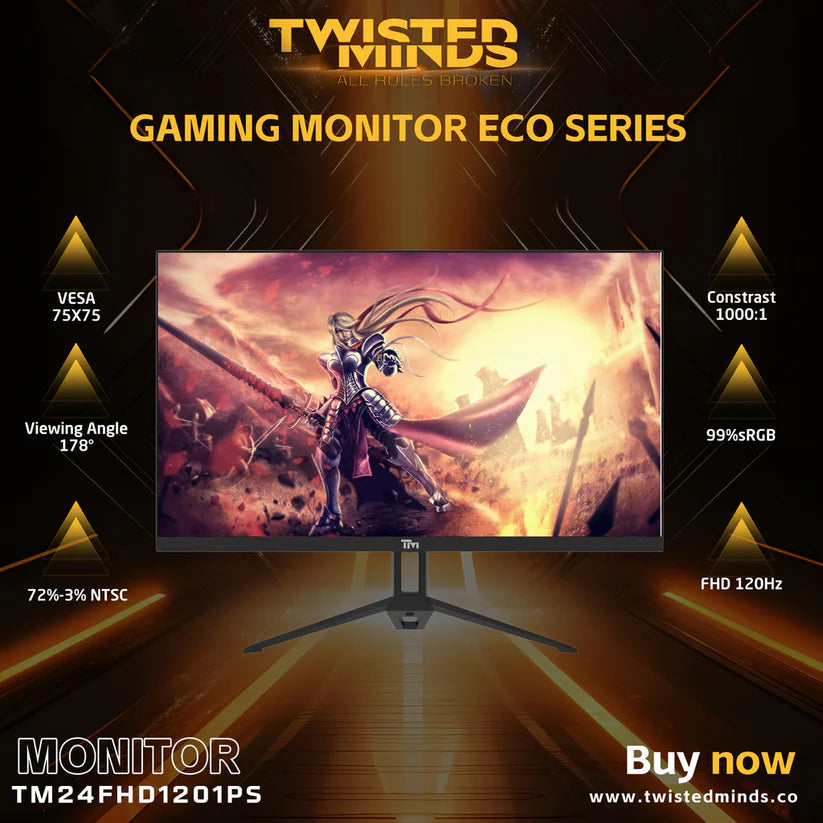 TWISTED MINDS 24'' FHD, 120 HZ Gamingskærm