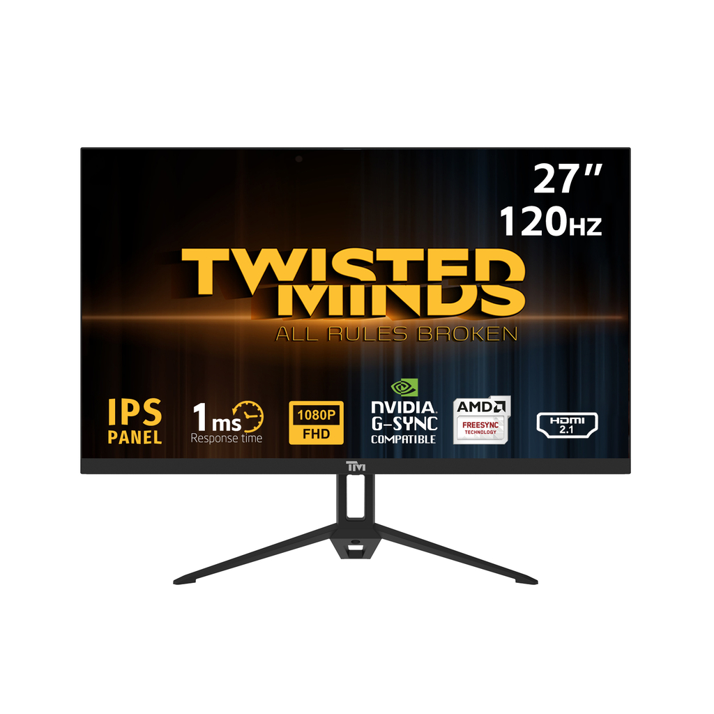 TWISTED MINDS ECO SERIES FLAT 27'' FHD, 120 HZ