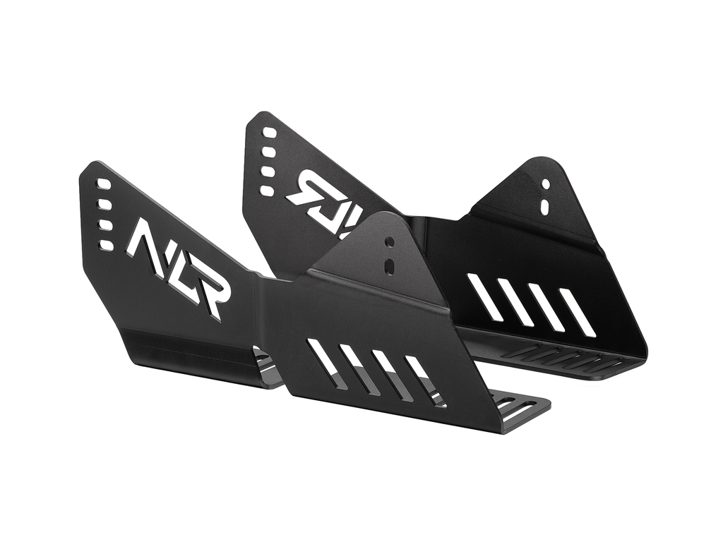 Next Level Racing ES3 Elite racersæde – Fibreglass Edition, sort – sidebeslag