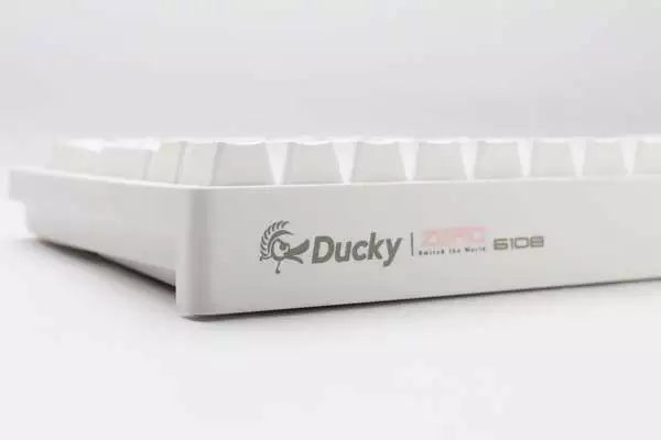 Ducky Zero - White - Cherry Speed Silver - RGB - Trådløs Ducky