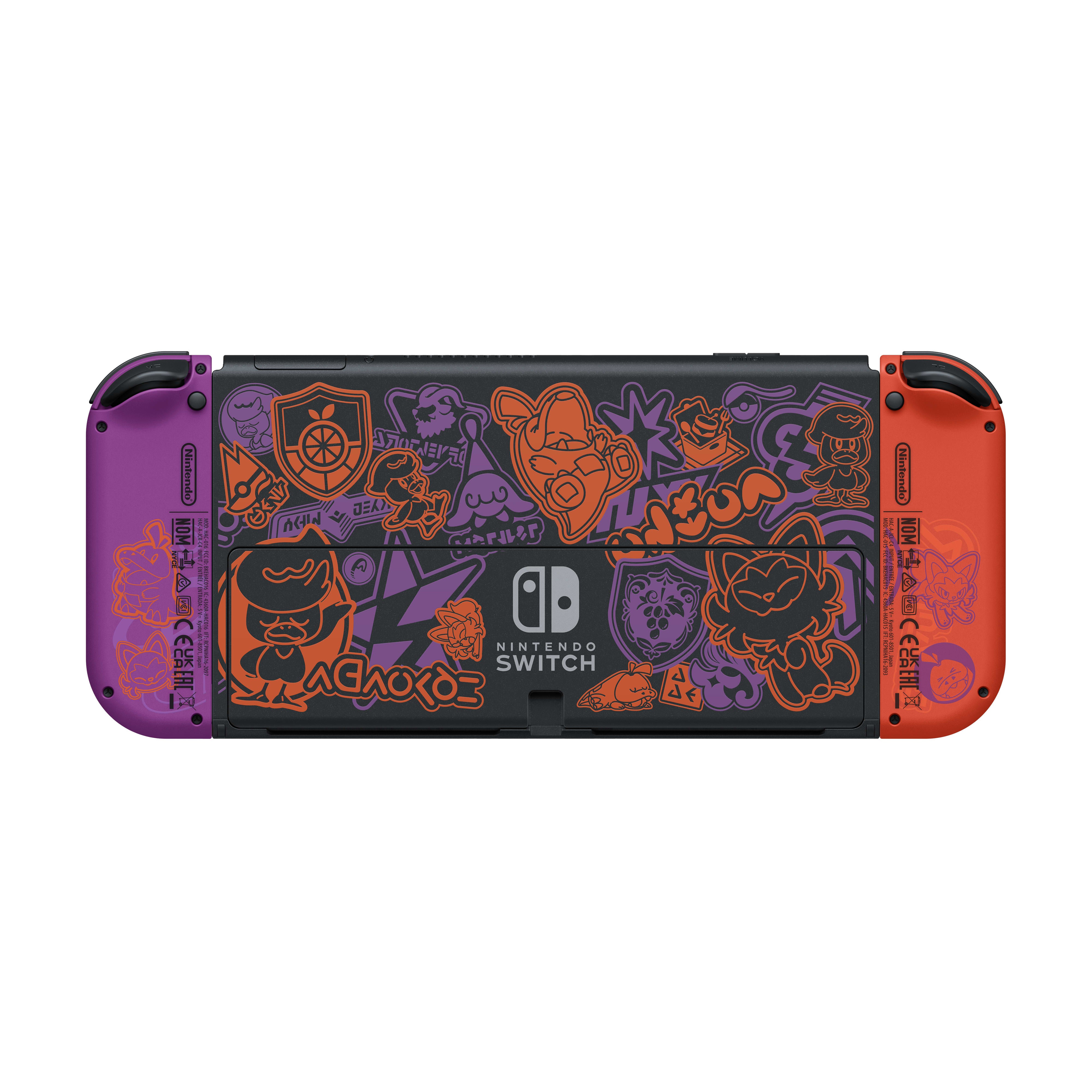 Nintendo Switch OLED Pokemon Crimson & Purple Edition