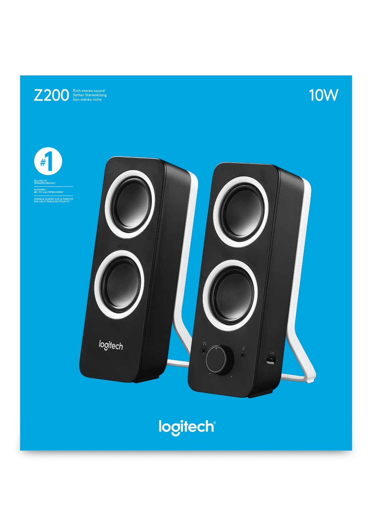 Logitech Z200 Högtalare Svarta