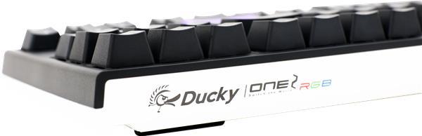 Ducky One 2 Backlit TKL Cherry MX Brown /w RGB LED,Nordic layout /w USB-C connection /PBT keycaps Ducky