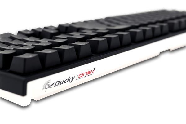 Ducky One 2 Backlit, Cherry MX Blue /w White LED, Nordic layout /w USB-C connection /PBT keycaps Ducky
