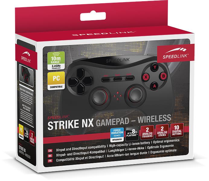 SpeedLink Strike NX Gamepad Wireless for PC/Black