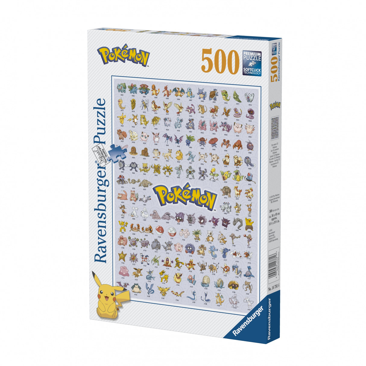 Pokemon Puzzle - Original 151 (500 Pieces) (PEG4781)