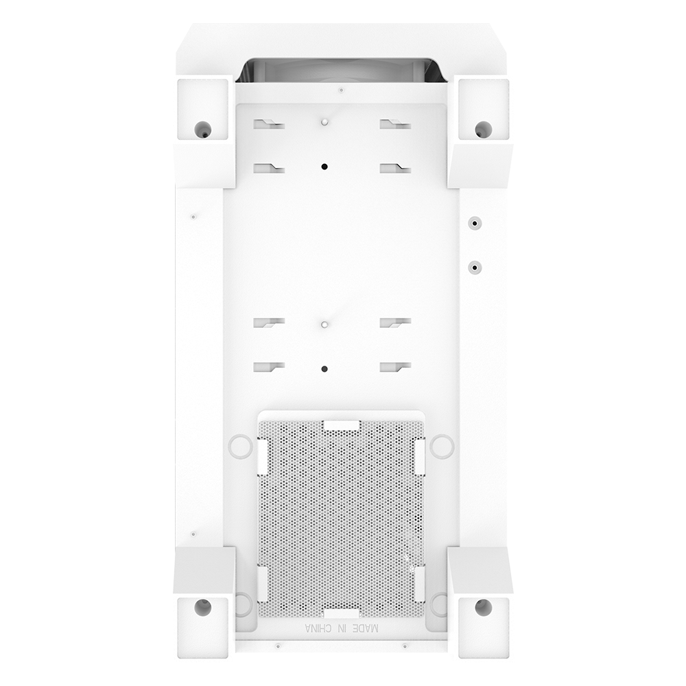 Montech Air 100 ARGB White - Micro ATX, Tempered glass, 4x ARGB fans included