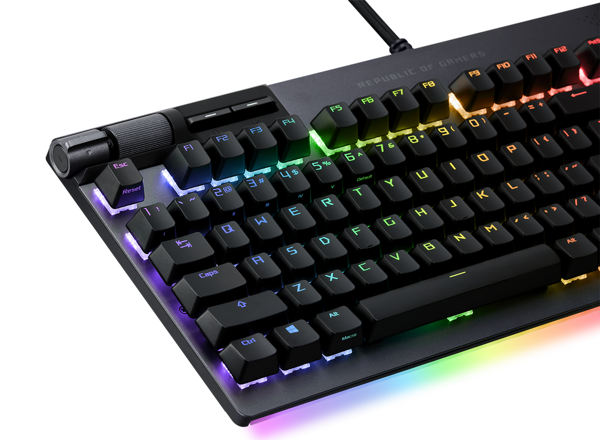 ASUS ROG Strix FLARE II ANIMATE PBT Gaming Keyboard (NX Red Switches)