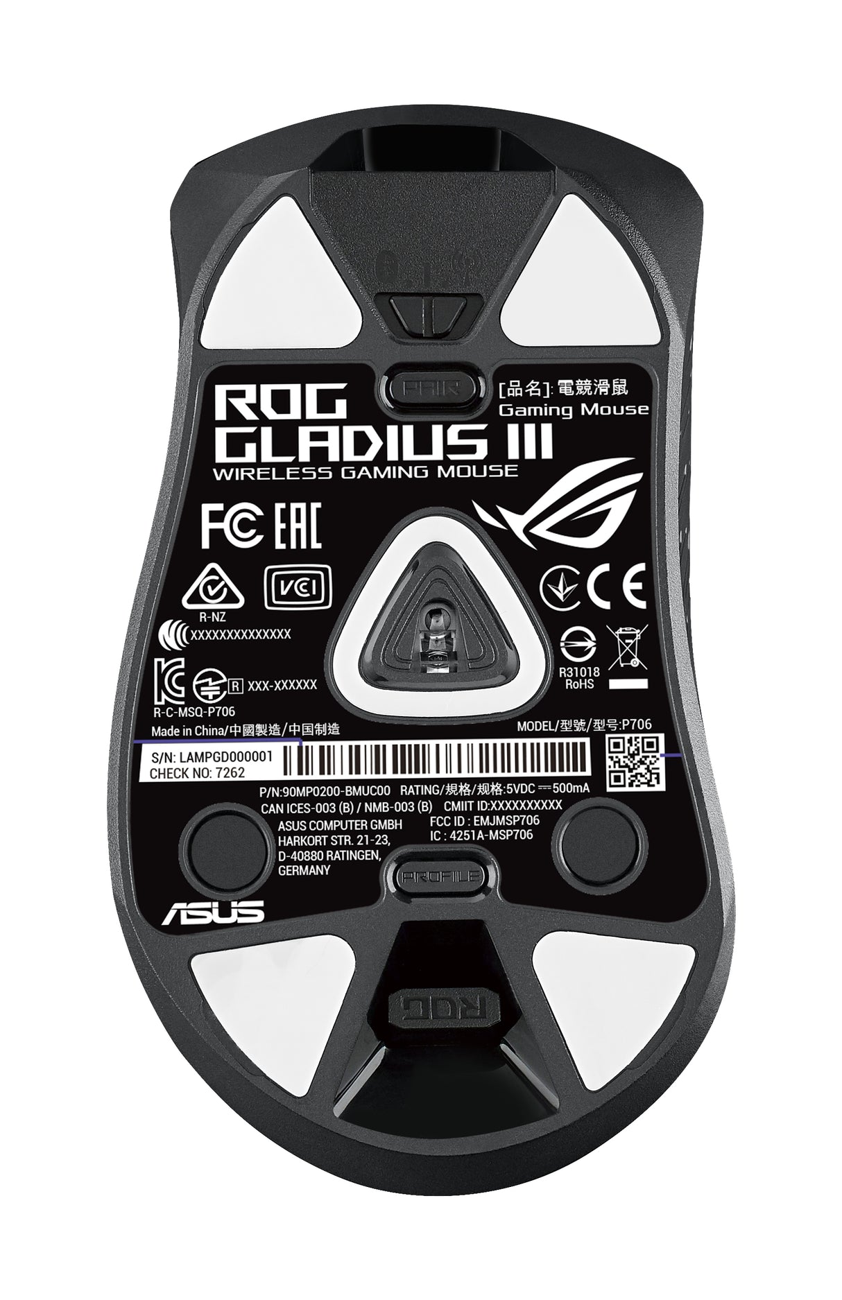 ASUS ROG Gladius III Wired Gaming Mouse