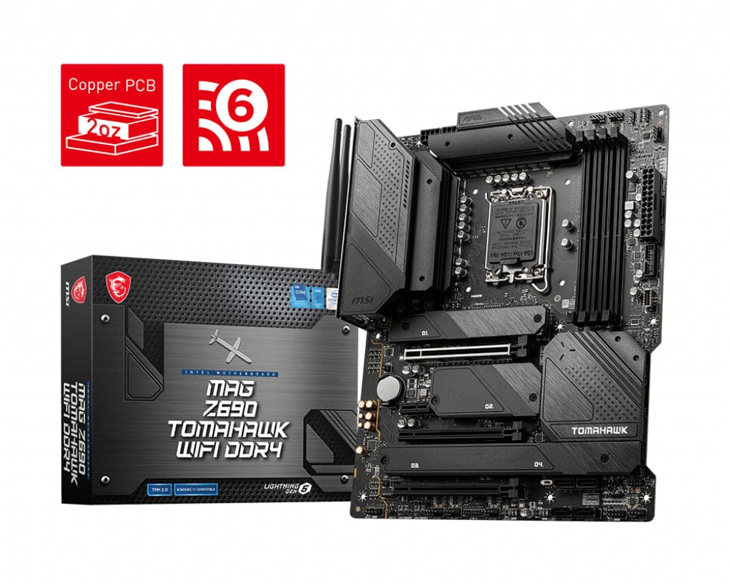 MSI MAG Z690 TOMAHAWK WIFI DDR4 ATX LGA1700 Intel Z690 MSI