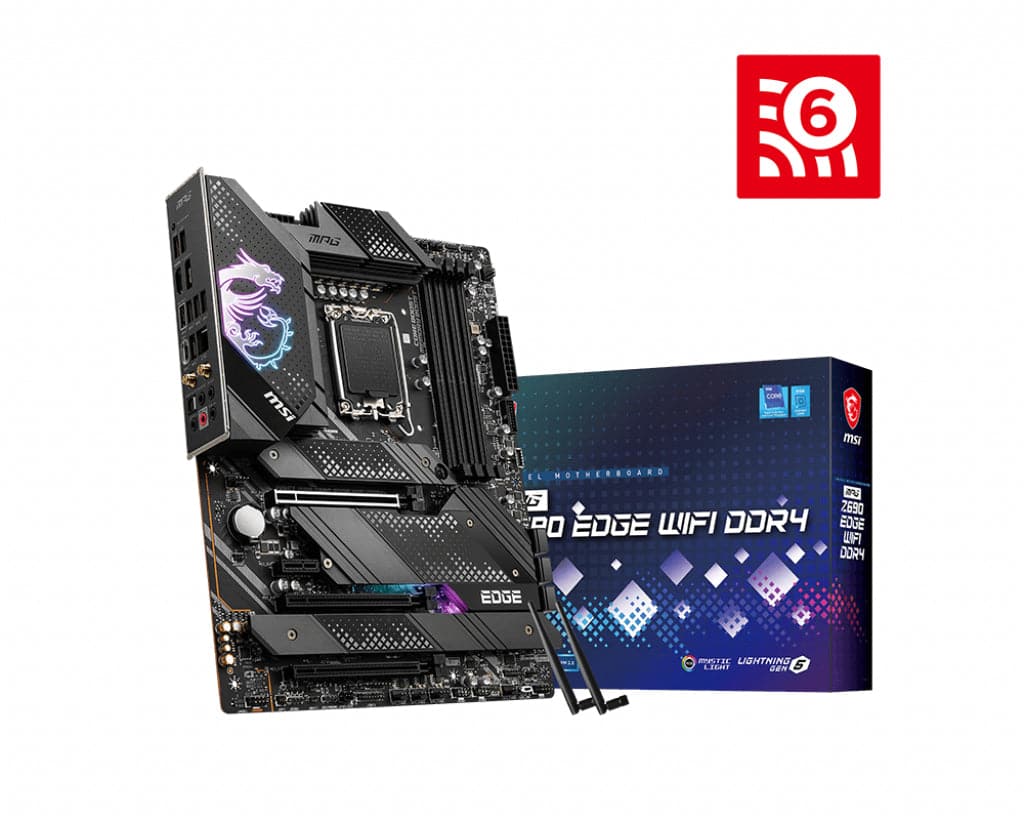 MSI MPG Z690 EDGE WIFI DDR4 ATX LGA1700 Intel Z690 MSI