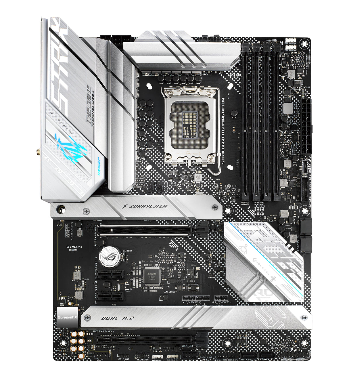 ASUS ROG STRIX B660-A GAMING WIFI D4 (ATX, B660, LGA 1700, DDR4) - Bundkort