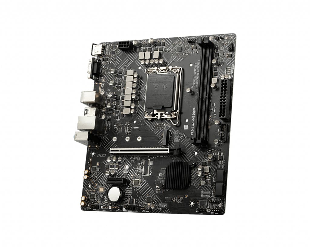MSI PRO B660M-E DDR4 Micro-ATX LGA1700 Intel B660 MSI