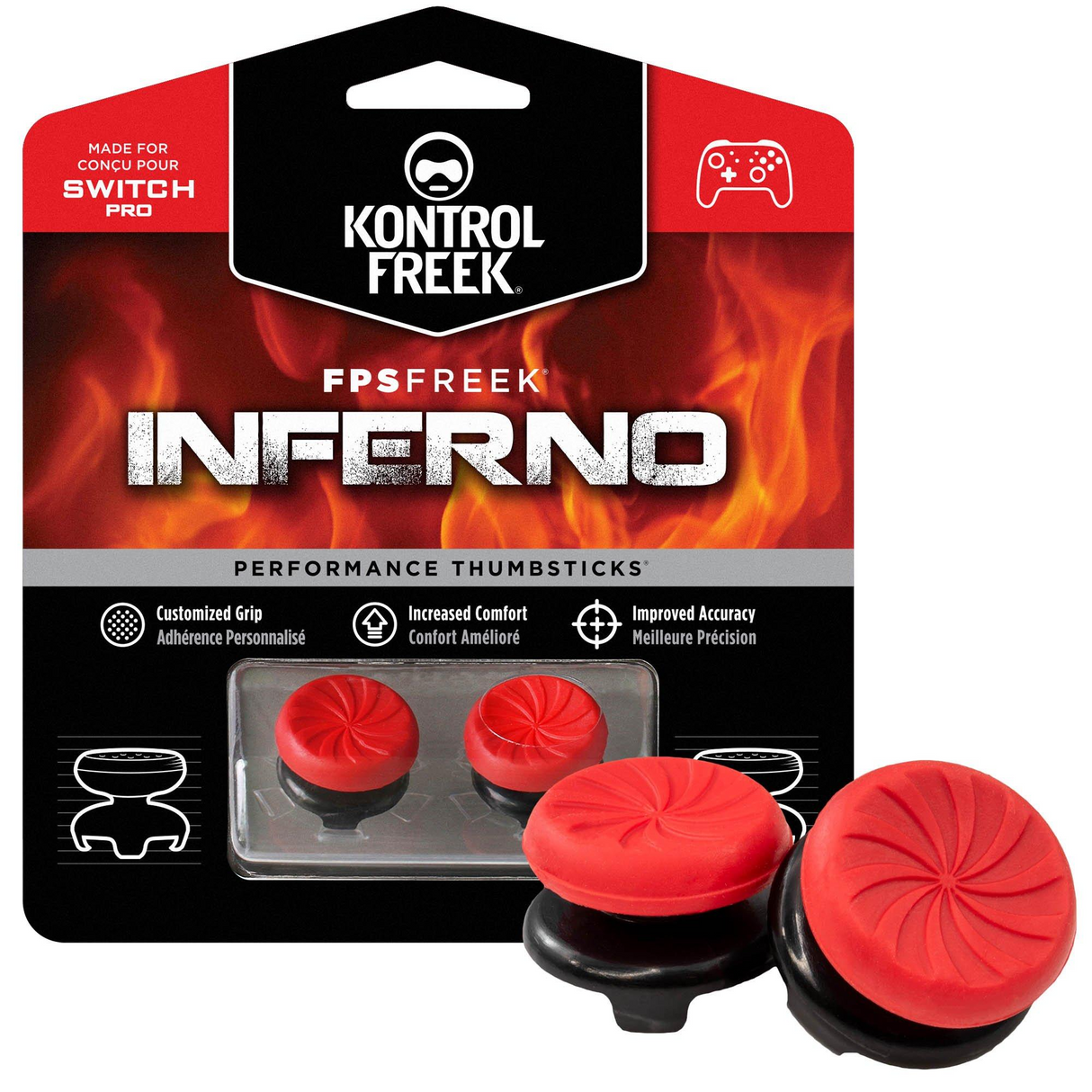 KontrolFreek - FPS Freek Inferno - Nintendo Pro (4 Prong)