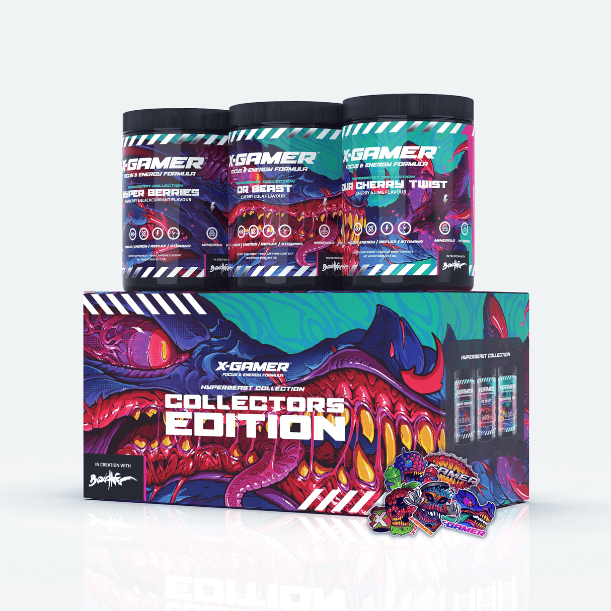 Hyper Beast Collection Box 3x 600 (1800g / 180 servings) X-Gamer