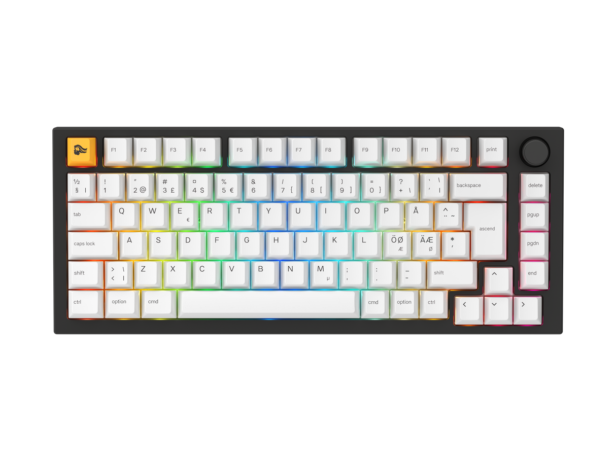 Glorious GMMK PRO 75% Pre-built ISO NORDIC - Black Slate Glorious