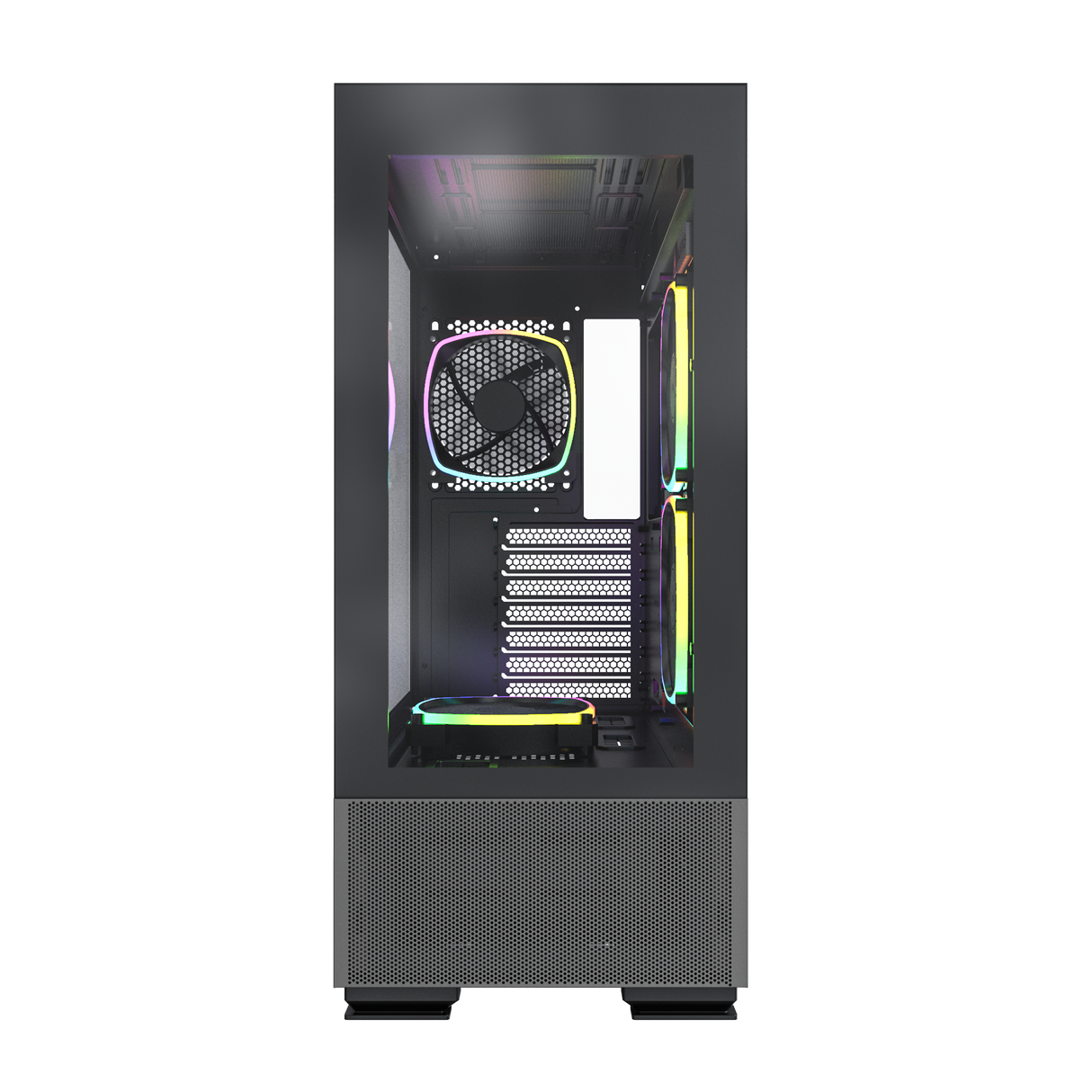 Montech Sky Two Black - Midi-tower, E-ATX, 4x ARGB PWM fans