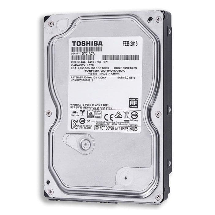 Toshiba Harddisk DT01ACA100 1TB 3.5