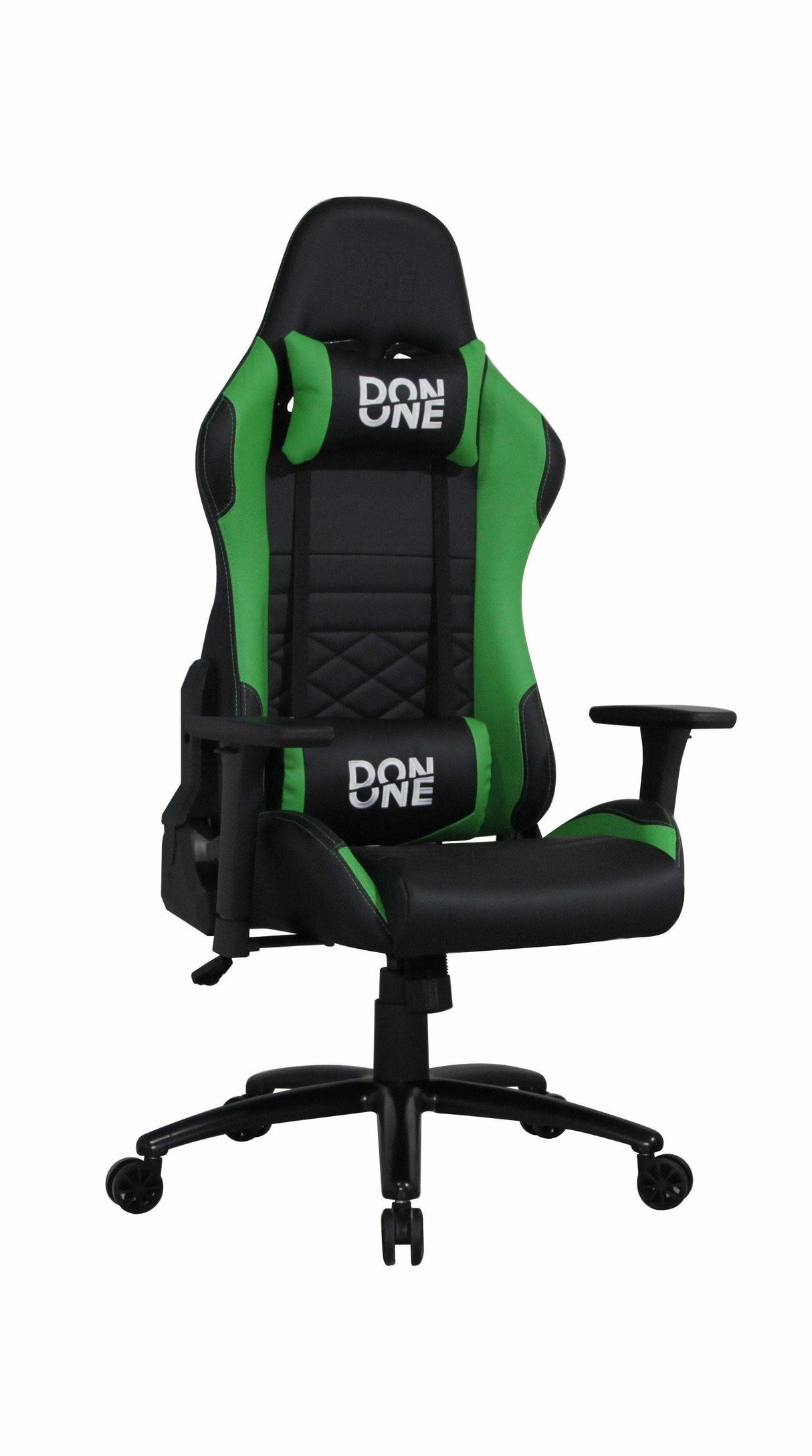 Don One - GC300 Gamer stol Sort/Grøn - PU Læder - Op til 120 KG DON ONE