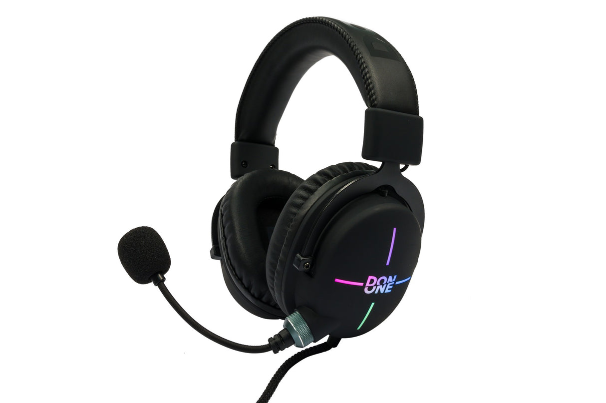 DON ONE - GH300 RGB MK2 Gaming Hovedtelefoner med aftagelig mikrofon DON ONE