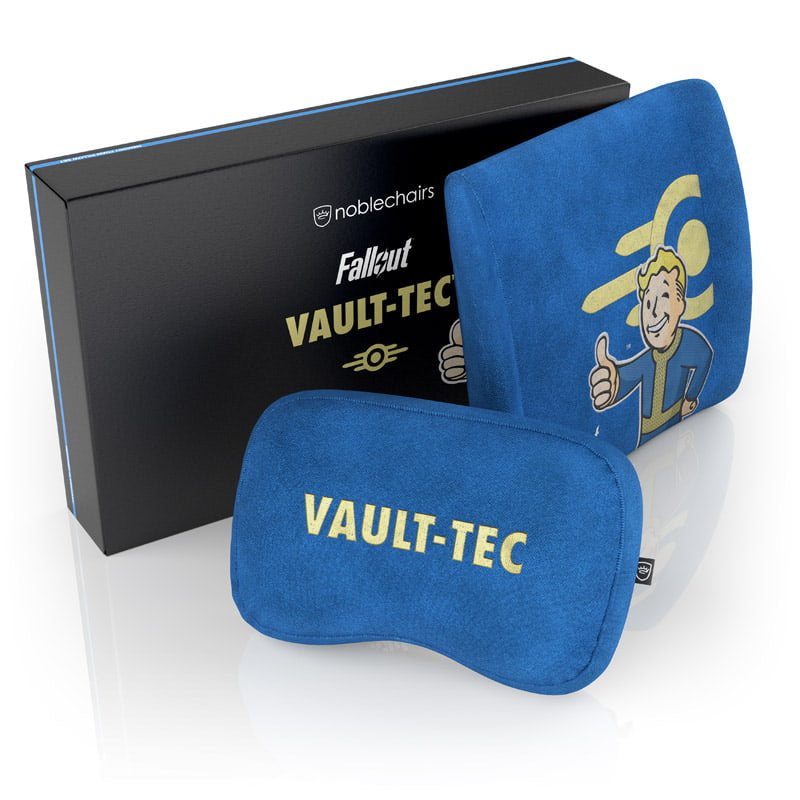 noblechairs Memory Foam Pillow Set Fallout Vault Tec Edition noblechairs
