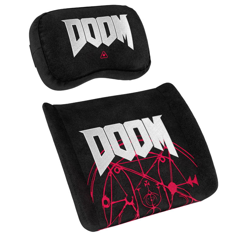 noblechairs Memory Foam Pillow Set DOOM Edition noblechairs